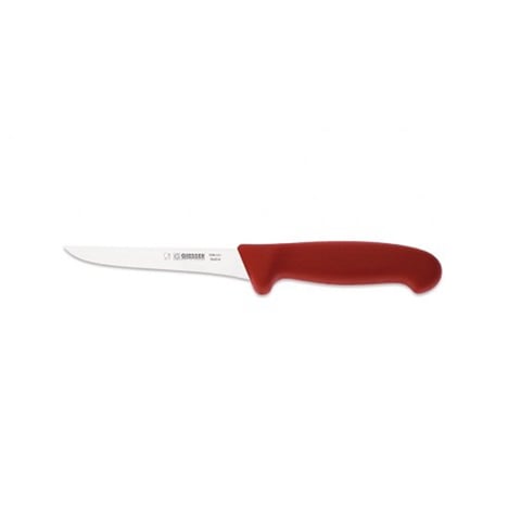 Giesser Boning Knife 13cm, Plastic Handle Red