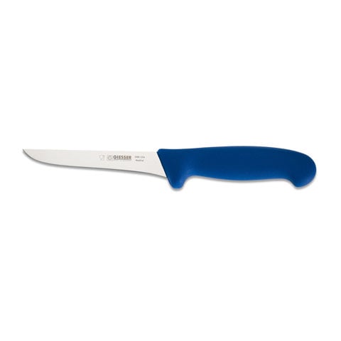 Giesser Boning Knife 16cm, Plastic Handle Blue