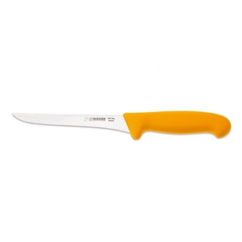 Giesser Boning Knife 16cm, Plastic Handle Yellow