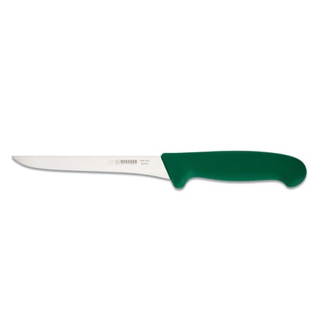 Giesser Boning Knife 16cm, Plastic Handle Green