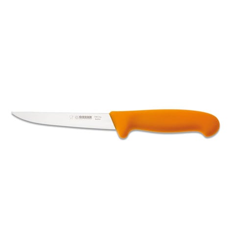 Giesser Boning Knife 14cm, Plastic Handle Yellow