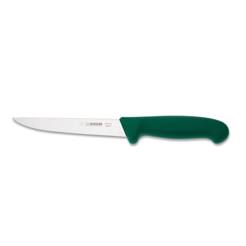 Giesser Boning Knife 16cm, Plastic Handle Green