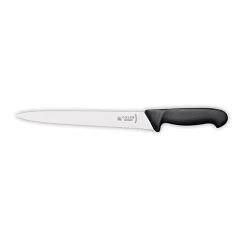 Giesser Ham Knife 21cm With Serrated Edge, Pointed Tip, Plastic Handle