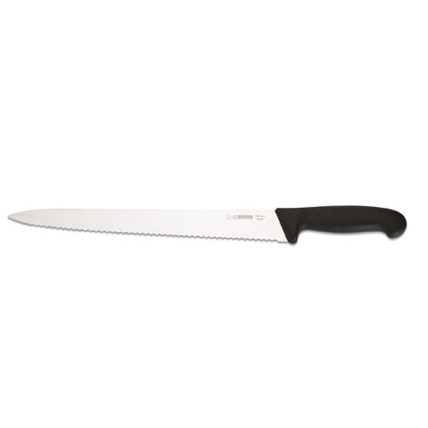 Giesser Ham Knife 31cm With Serrated Edge, Pointed Tip, Plastic Handle