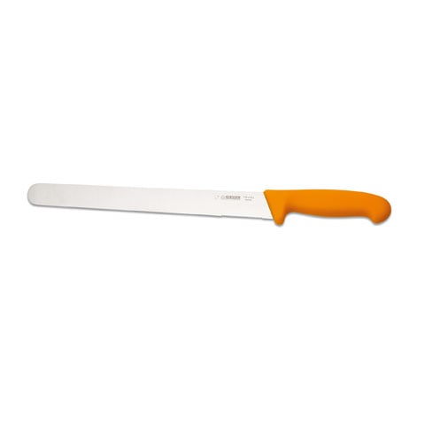 Giesser Ham Slicer 28cm With Partly Serrated Edge, Plastic Handle Yellow