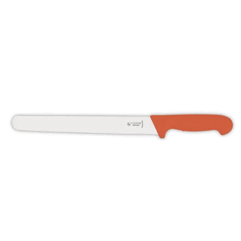 Giesser Ham Slicer 28cm With Partly Serrated Edge, Plastic Handle Red