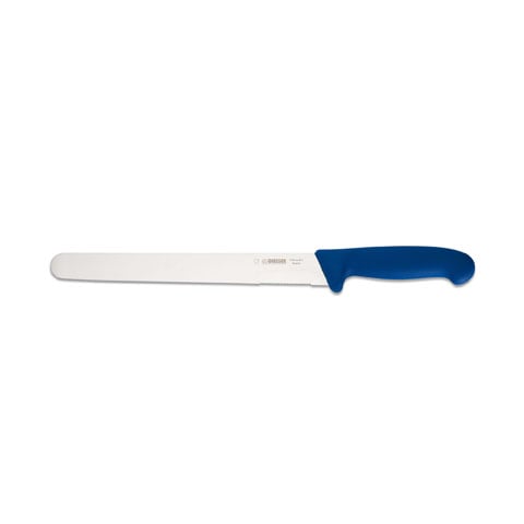 Giesser Ham Slicer 31cm With Partly Serrated Edge, Plastic Handle Blue