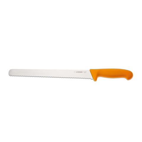 Giesser Ham Slicer 28cm With Serrated Edge, Plastic Handle Yellow