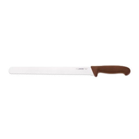 Giesser Ham Slicer 31cm With Serrated Edge, Plastic Handle Brown