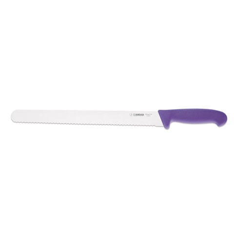 Giesser Ham Slicer 31cm With Serrated Edge, Plastic Handle Violet