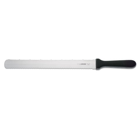 (13-00634) BAKER KNIFE 30cm w/WAVY & SERRATED EDGE, PLC HDLE, GIESSER
