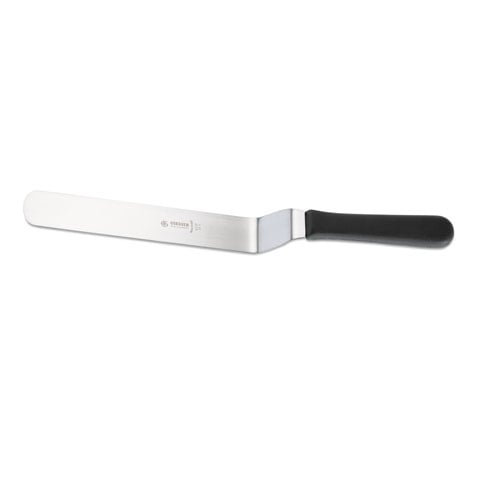 Giesser Spatula 26x20cm, Angular Resilient, Plastic Handle Black