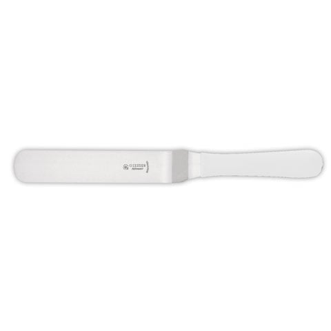 Giesser Spatula 26x20cm, Angular Resilient, Plastic Handle White