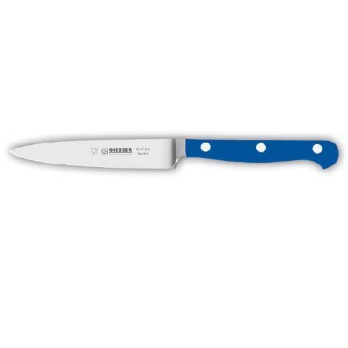 Giesser Paring Knife 10cm With Forged Blade, POM Handle Blue