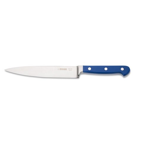 Giesser Filleting Knife 18cm With Forged Blade, POM Handle Blue