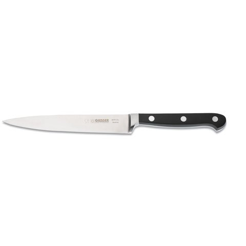 Giesser Cook's Knife 15cm With Narrow Forged Blade, POM Handle