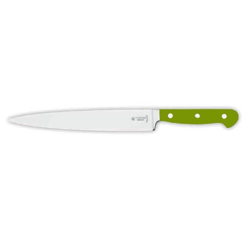 Giesser Cook's Knife 18cm With Narrow Forged Blade, POM Handle Green