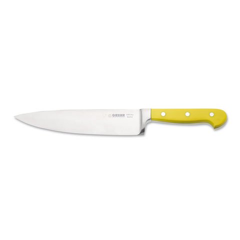Giesser Chef's Knife 20cm With Forged Wide Blade, POM Handle Yellow
