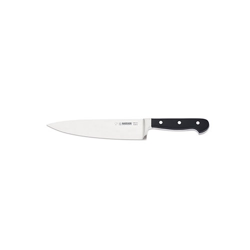 Giesser Chef's Knife 20cm With Forged Wide Blade, POM Handle Red