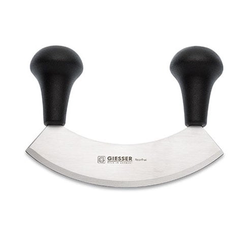 Giesser Mincing Knife 15cm With Single Blade, Plastic Handle