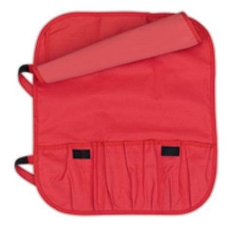 Giesser Empty Knife Bag Roll, Red (7-Places)