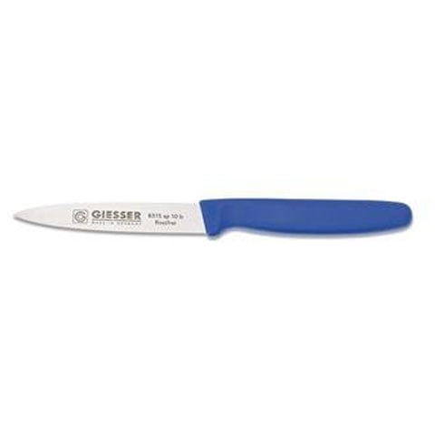 Giesser Vegetable Knife 8cm, Plastic Handle Blue