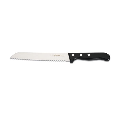(13-00602) BREAD KNIFE 18cm w/WAVY EDGE, POM HDLE, GIESSER