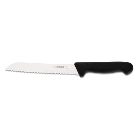 Giesser Bread Knife 18cm With Serrated Edge, Plastic Handle