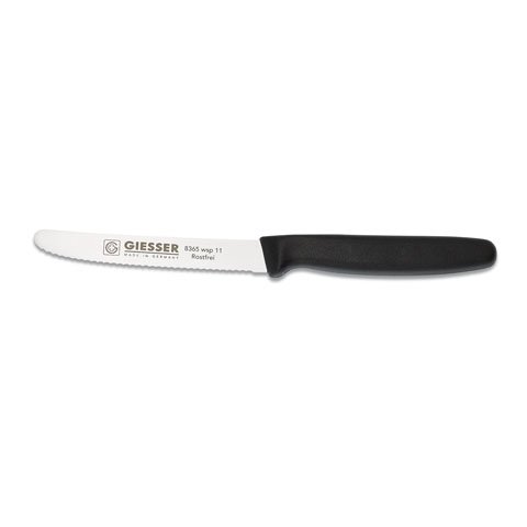 Giesser Universal Knife 11cm With Serrated Edge, Plastic Handle