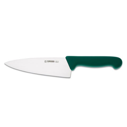 Giesser Chef's Knife 16cm With Wide Blade, Plastic Handle Green
