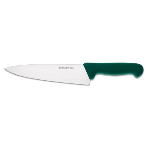 Giesser Chef's Knife 20cm With Wide Blade, Plastic Handle Green