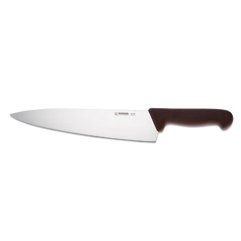 Giesser Chef's Knife 26cm With Wide Blade, Plastic Handle Brown
