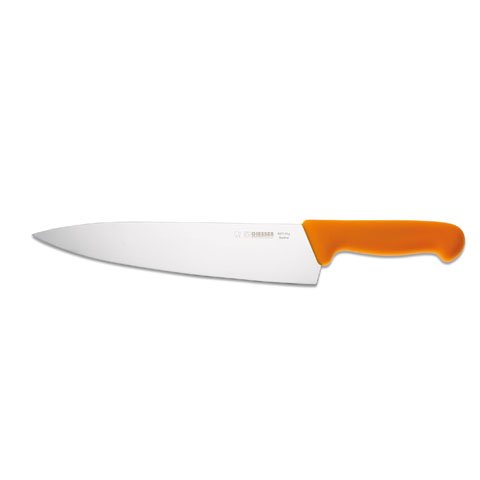 Giesser Chef's Knife 26cm With Wide Blade, Plastic Handle Yellow