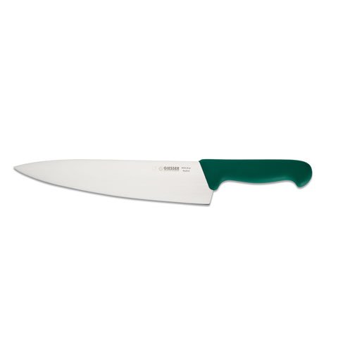 Giesser Chef's Knife 26cm With Wide Blade, Plastic Handle Green