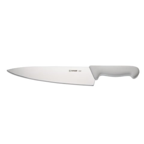 Giesser Chef's Knife 26cm With Wide Blade, Plastic Handle White