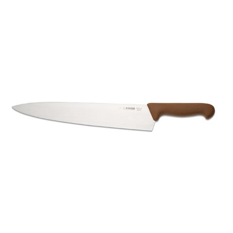 Giesser Chef's Knife 31cm With Wide Blade, Plastic Handle Brown