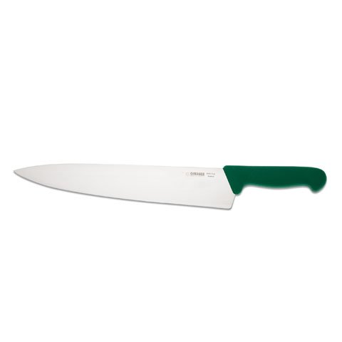 Giesser Chef's Knife 31cm With Wide Blade, Plastic Handle Green