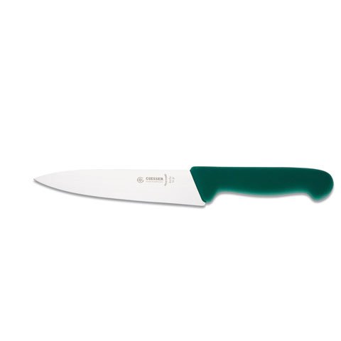 Giesser Cook's Knife 16cm With Narrow Blade, Plastic Handle Green