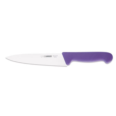Giesser Cook's Knife 16cm With Narrow Blade, Plastic Handle Violet