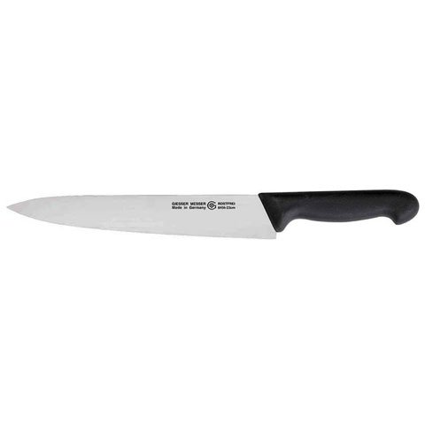 Giesser Cook's Knife 23cm, With Narrow Blade, Handle Black