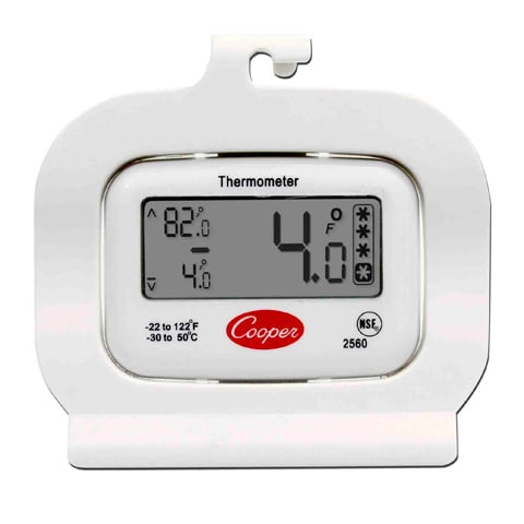 Cooper-Atkins® 2560 Digital Refrigerator and Freezer Thermometer