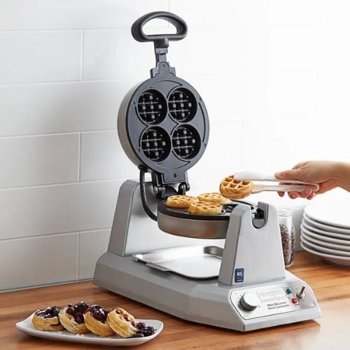 Waring Belgian Waffle Machine L57xW27x25.5cm, 50Hz, 230V, 1300W