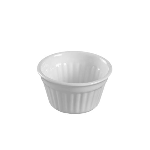 Solia Ceramic Round Mini Fondant Bowl Ø6.7xH3.7cm, 60ml, White