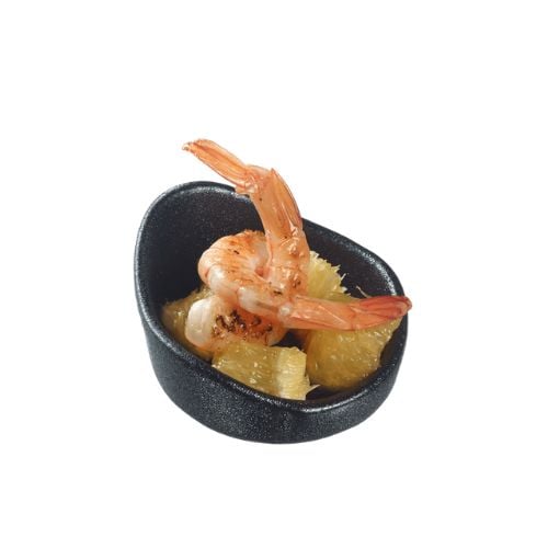 Solia Ceramic Pasta Tortellini Mini Dish L6.5xW6xH3.4cm, 14ml, Black