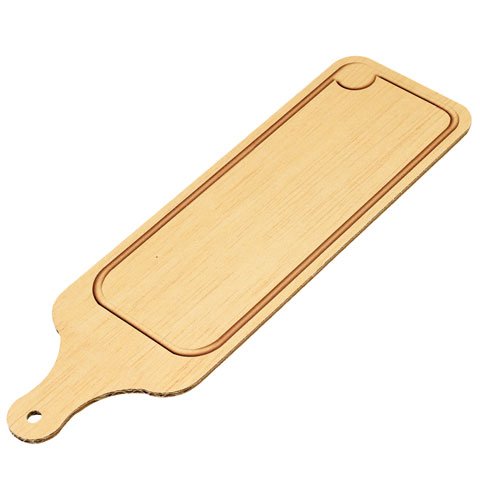 Solia Cardboard Bistro 'Wood' Serving Board L30xW9xH0.4cm, 20Pcs/Pkt
