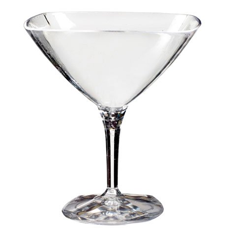 Solia Disposable Transparent Mini Martini Glass 56ml Ø67xH74mm, 100Pcs/Pkt