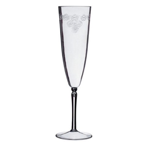 Solia Transparent Champagne Cup 110ml, 6Pcs/Pkt