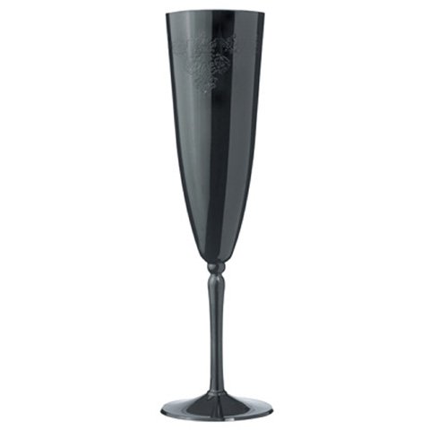 Solia Black Champagne Cup 110ml, 6Pcs/Pkt