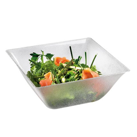 Solia PS Pebbled Square Salad Bowl,5Pcs/Pkt