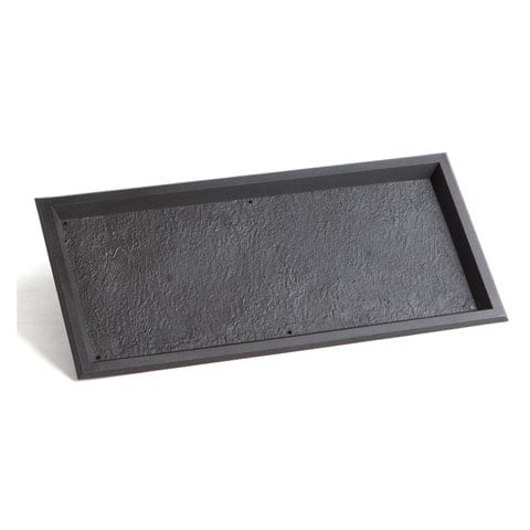 Solia PS Black Slate Tray L29.5xW19.5xH1cm, 10Pcs/Pkt